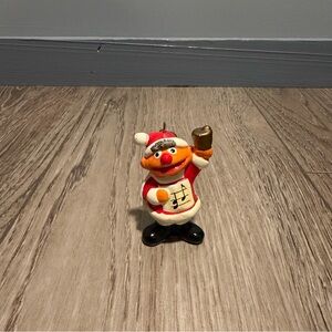 Muppets Ernie Caroling Vintage Christmas Ornament